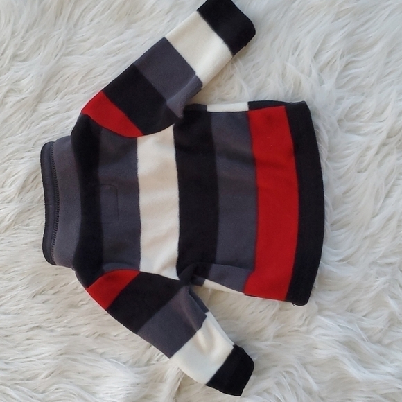 The Childrens Place Color Block Fleece Hoodie - Picture 2 of 2